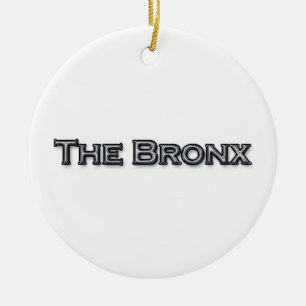 Das Text-Logo Bronx New York Keramik Ornament