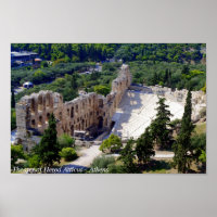 Das Theater Herod Atticus - Athen