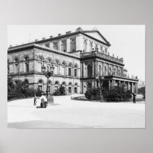 Das Theater in Hannover, c.1910 Poster