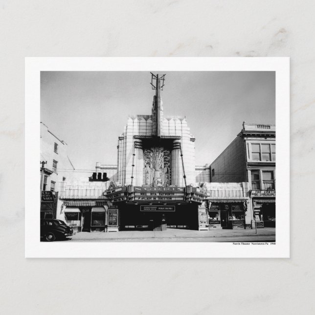 Das Theater "Norris" Postkarte (Vorderseite)