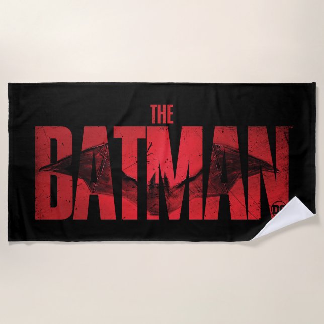 Das theatralische Logo von Batman Strandtuch (Vorderseite)