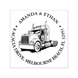 Das Thema Bandit Semi Truck Permastempel