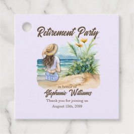 Das Thema "Frauen im Ruhestand" Elegante Frau Geschenkanhänger