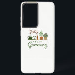 Das Thema Gartengestaltung Samsung Galaxy Hülle<br><div class="desc">Whimsikisches Gärtnern Illustratives und typografisches Wortspiel-Design für Geschenke an Menschen,  die "Potty über Gartenarbeit".</div>