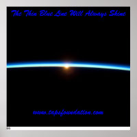 Das Thin Blue Line Poster