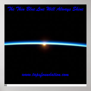 Das Thin Blue Line Poster