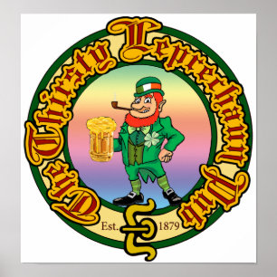 Das Thirsty Leprechaun Pub Poster