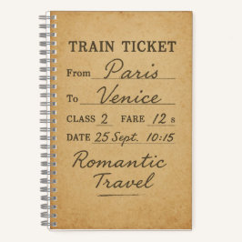 Das Ticket, das alles gesehen hat Notizbuch