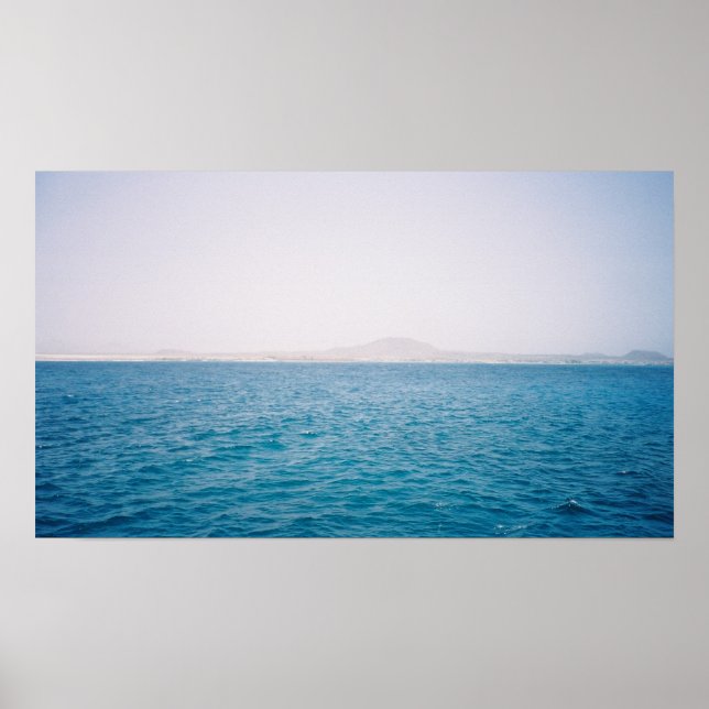 Das tiefe Blau Poster (Vorne)