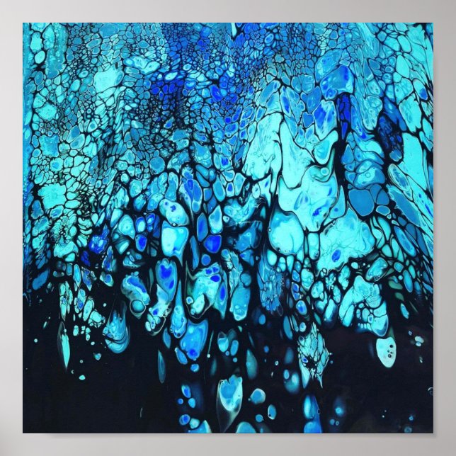 Das tiefe Blau Poster (Vorne)