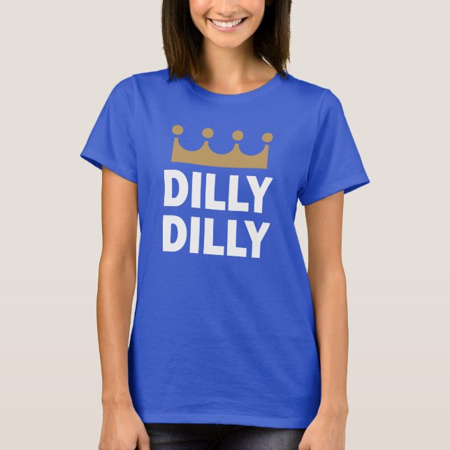 Das tiefe königliche Shirt der kcDillydilly-Frauen (Vorderseite)