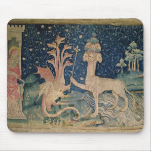 Das Tier des Meeres mit sieben Köpfen Mousepad