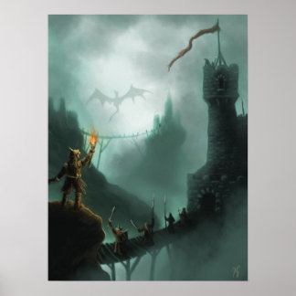 Das Tier gibt Fantasieposter zurück Poster