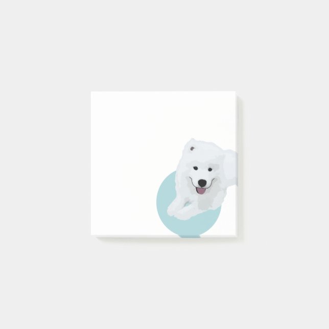 Das Tier - Hund Post-it Klebezettel (Vorderseite)