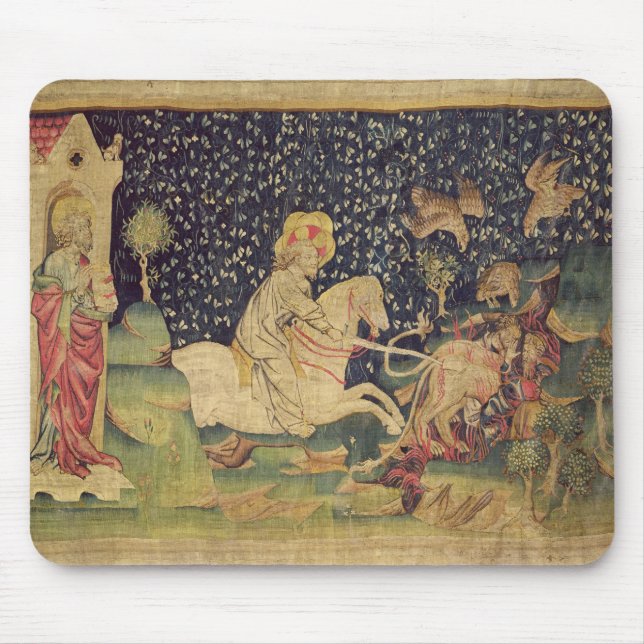 Das Tier wird in den See des Schwefels geworfen Mousepad (Vorne)