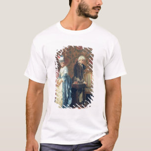 Das tiff der Liebhaber, 1872 (Öl auf Platte) T-Shirt