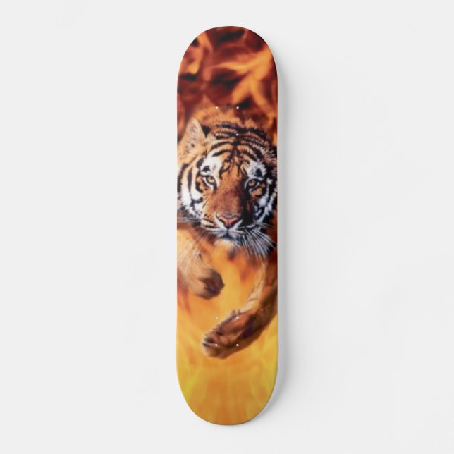 Das Tiger-Springen Skateboard (Vorderseite)