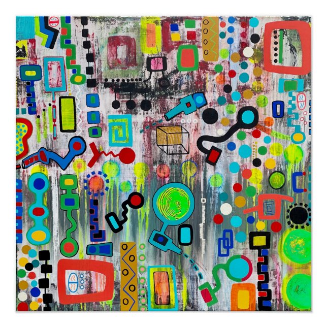 Das Times Perfect Poster signieren (Vorderseite)