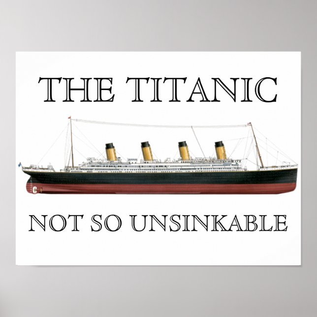 Das Titanic Semi Gloss Poster (Vorne)