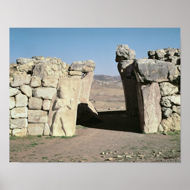 Das Tor des Königs aus den Mauern von Hattusas Poster (Vorne)