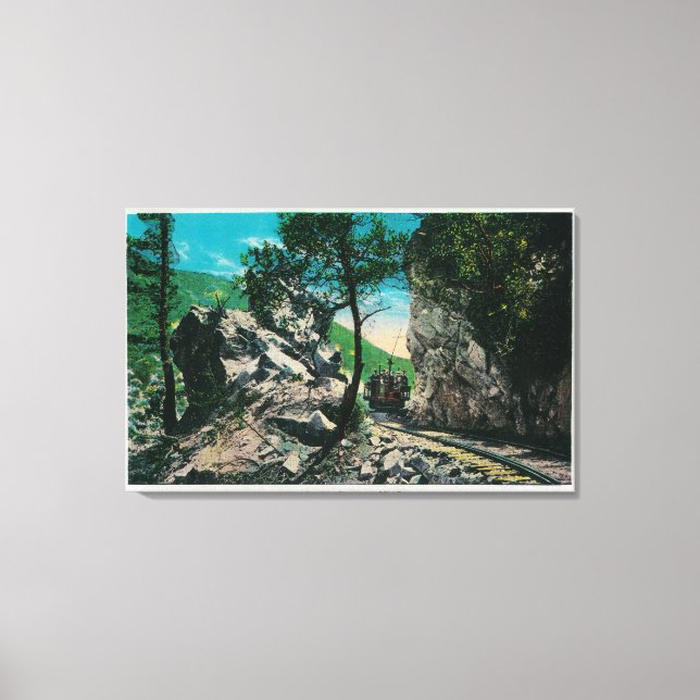 Das Tor des Teufels, LoweMt. Lowe, CA Leinwanddruck (Vorderseite)