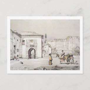 Das Tor des Weinberges (Puerta del Vino), aus den  Postkarte