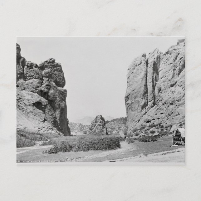 Das Tor und Pike's Peak Postkarte (Vorderseite)