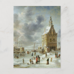Das Tor zur Stadt Hoorn Postkarte