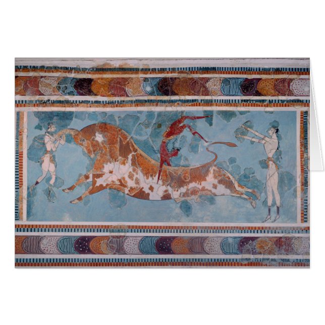 Das toreador-Fresko, Knossos Palast, Kreta (Vorderseite (Horizontal))