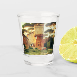 Das Torhaus im Park der Villa Borghese, Rom Schnapsglas