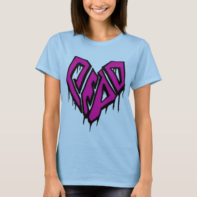 Das tote Herz - Mädchen T-Shirt (Vorderseite)