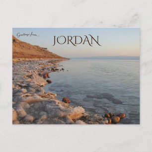 Das Tote Meer Jordanien Postkarte