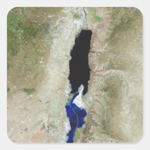 Das tote Meer Quadratischer Aufkleber