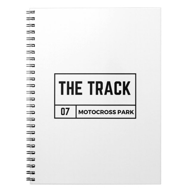 Das Track Spiral Notebook Notizblock (Vorderseite)