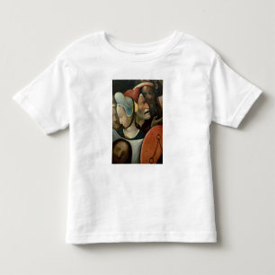 Das Tragen des Kreuzes, das drei Gesichter zeigt Kleinkind T-shirt