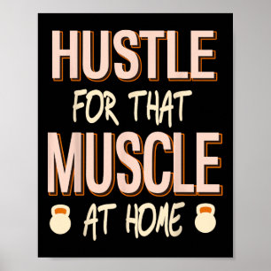 Das Training der Muskelkraft-Zuhause Poster