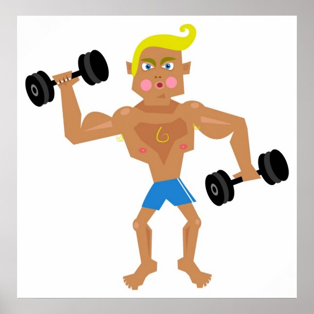 Das Trainings Tank Top Poster (Vorne)