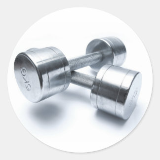 Das Trainings Tank Top Runder Aufkleber