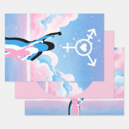 Das Trans Signal Geschenkpapier Set