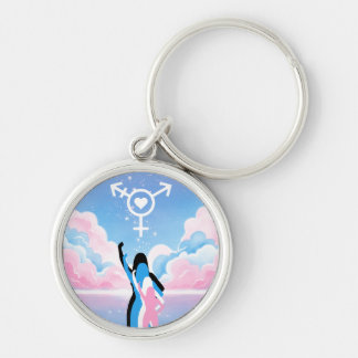 Das Trans Signal Schlüsselanhänger