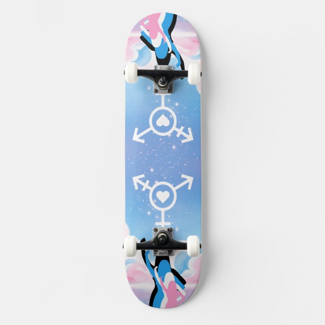 Das Trans Signal Skateboard (Vorderseite)