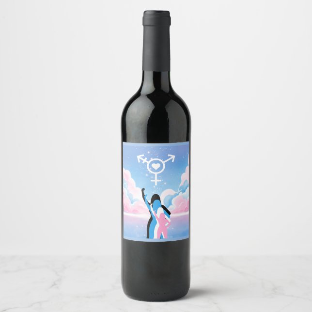 Das Trans Signal Weinetikett (Vorderseite)