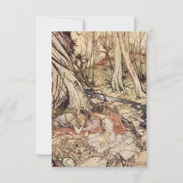 Das Traumparchment der Mittsommernacht Save the Da Save The Date (Vorderseite)