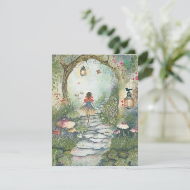 Das Traumportal von Lumina Feiertagskarte (Stehend Vorderseite)