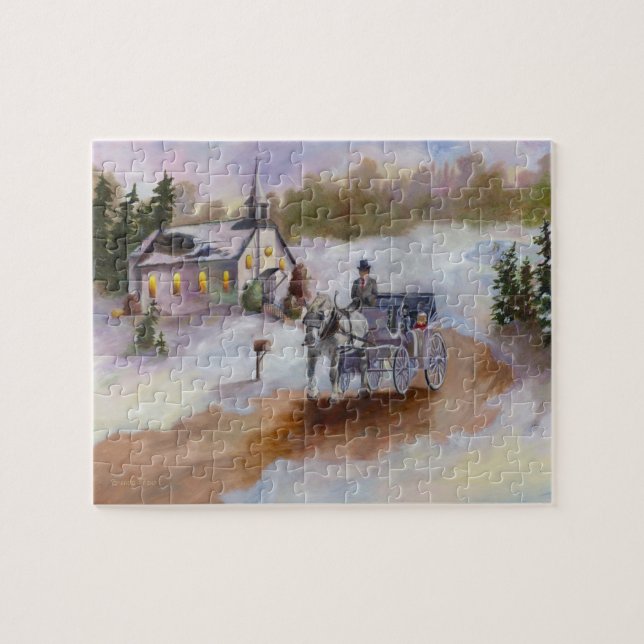 Das Traumpuzzlespiel des Winters Puzzle (Horizontal)