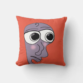 das traurige Gesicht Mem Kissen