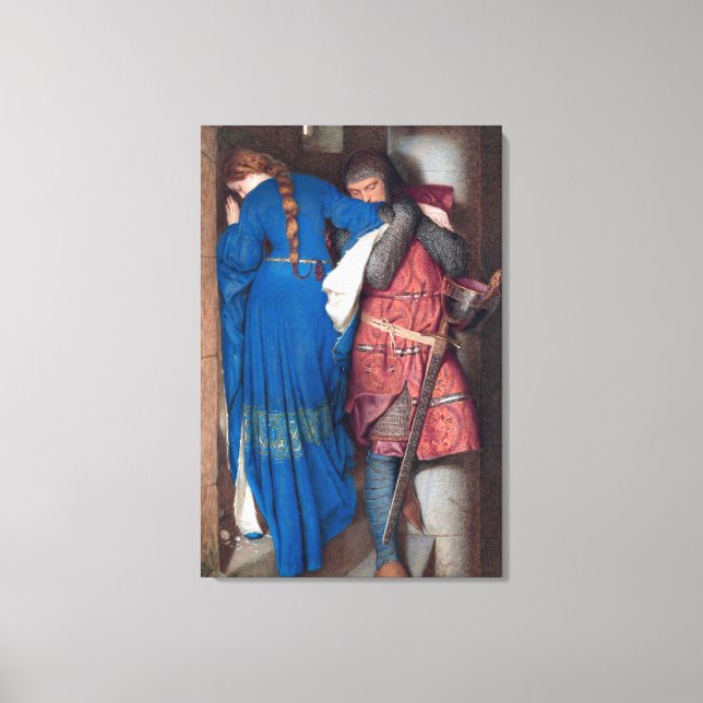 Das Treffen auf den Treppen von Turret (von F.W. B Leinwanddruck (Vorderseite)