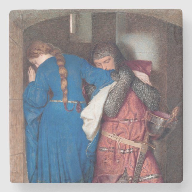 Das Treffen auf den Treppen von Turret (von F.W. B Steinuntersetzer (Vorderseite)