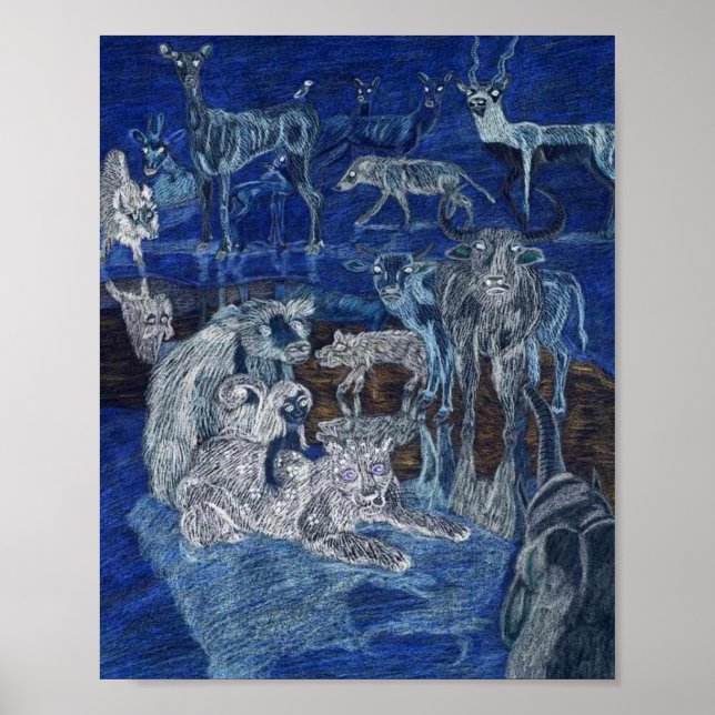 Das Treffen der Tiere Poster (Vorne)