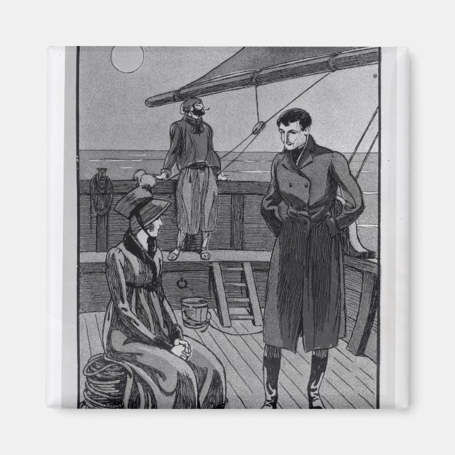 Das Treffen zwischen Orso und Miss Nevil Magnet (Vorne)